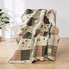Greenland Home Sedona Throw Blanket Taupe 50 x 60 inch