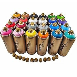 Montana Gold Premium Spray Paint 400ml Master Set – 24 Colors