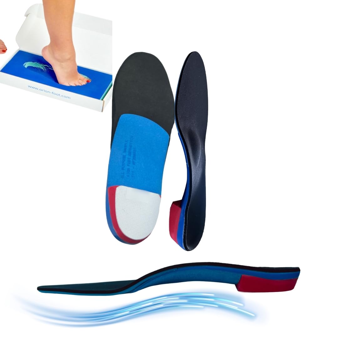Custom Running Orthotics Sports Insoles for Plantar Fasciitis Heel Pain High Arches Flat Feet Designed by Healthcare Provider