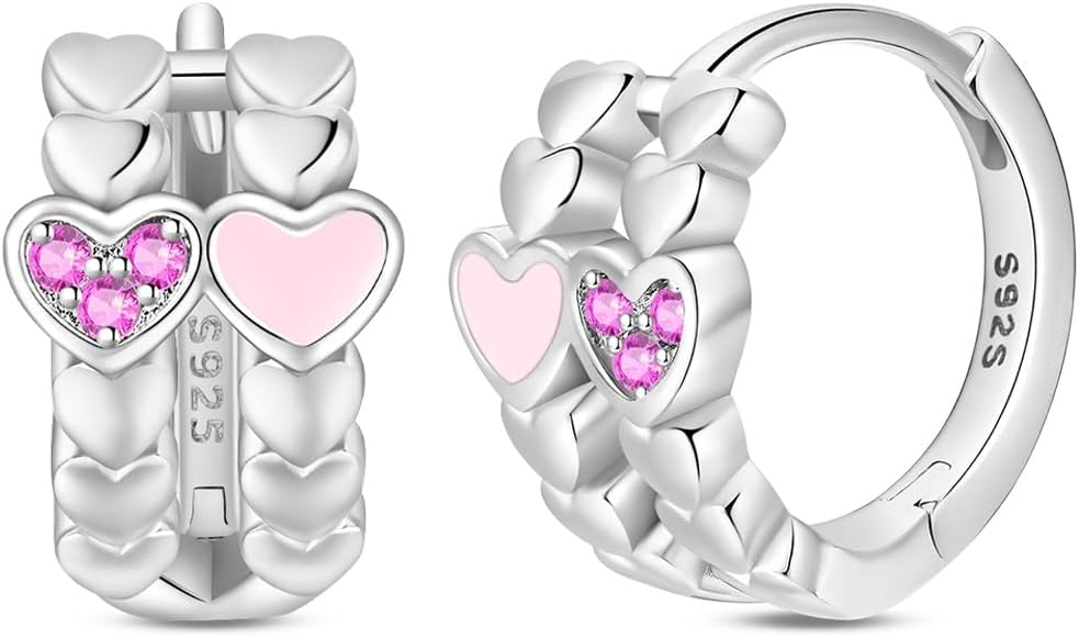 925 Sterling Silver Small Circle Huggie Hoops for Women - 5A CZ Mini Hoop Earrings, Hypoallergenic & Versatile Jewelry for Everyday & Gifts