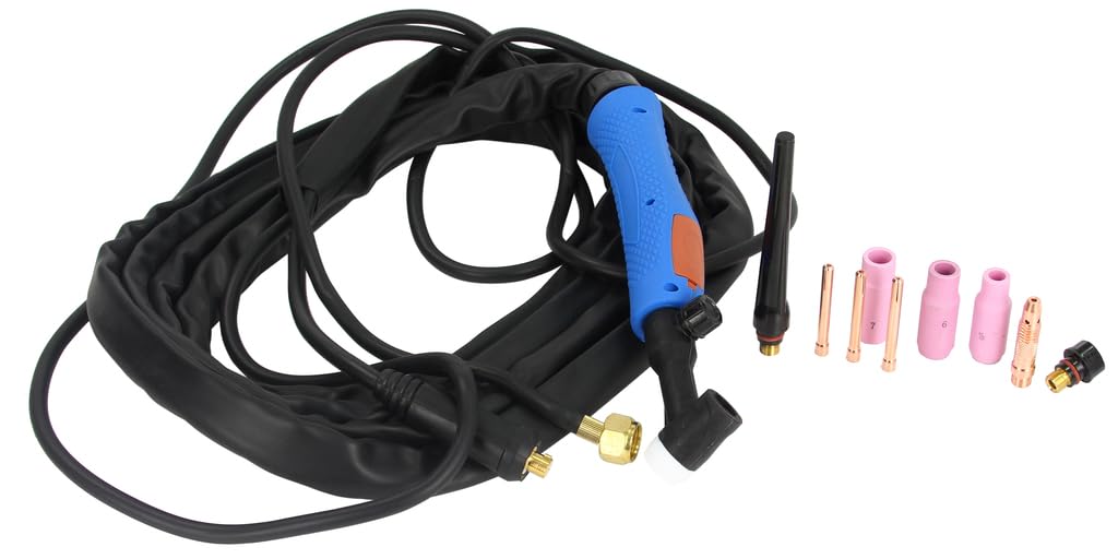 Palnik spawalniczy TIG LIFT | Szybkozłączka DINSE 10-25 mm² | Dysze 5-7 mm | Długość łączna okablowania 5 m