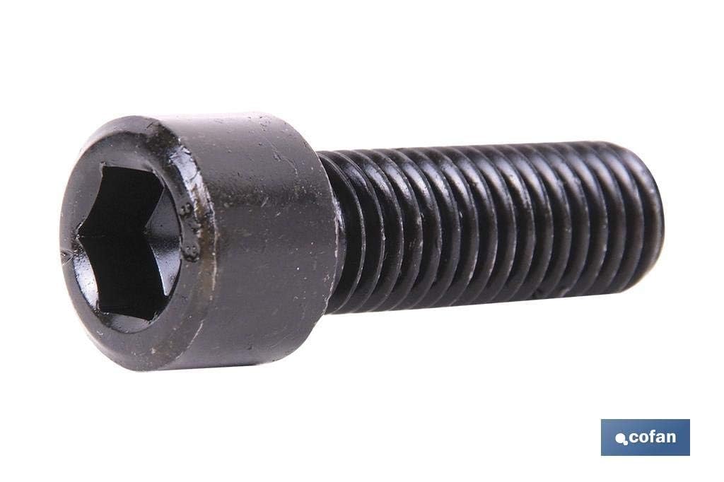 COFAN 00220845N T. Din 912 8.8 Black, Din-912 C-8.8 M-8 X 45 N for DIYers & Professionals - Image 2