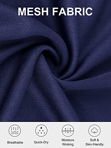 3 Pack Men's Dry Fit Moisture Wicking Tech Quick Dry Sleeveless Shirts Mesh Hoodie Active Athletic Tank Tops3