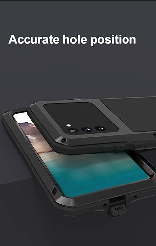 Miniatura 7 de LOVE MEI Funda para Samsung Galaxy Note 20, resistente al aire libre, a prueba de golpes, a prueba de polvo, híbrida, de aluminio, resistente,