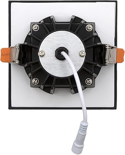 Miniatura 8 de Maxxima Luz de techo empotrable ultra delgada de 4 pulgadas con LED antirreflejos, sin lata, clasificación IC, 5 temperaturas de color