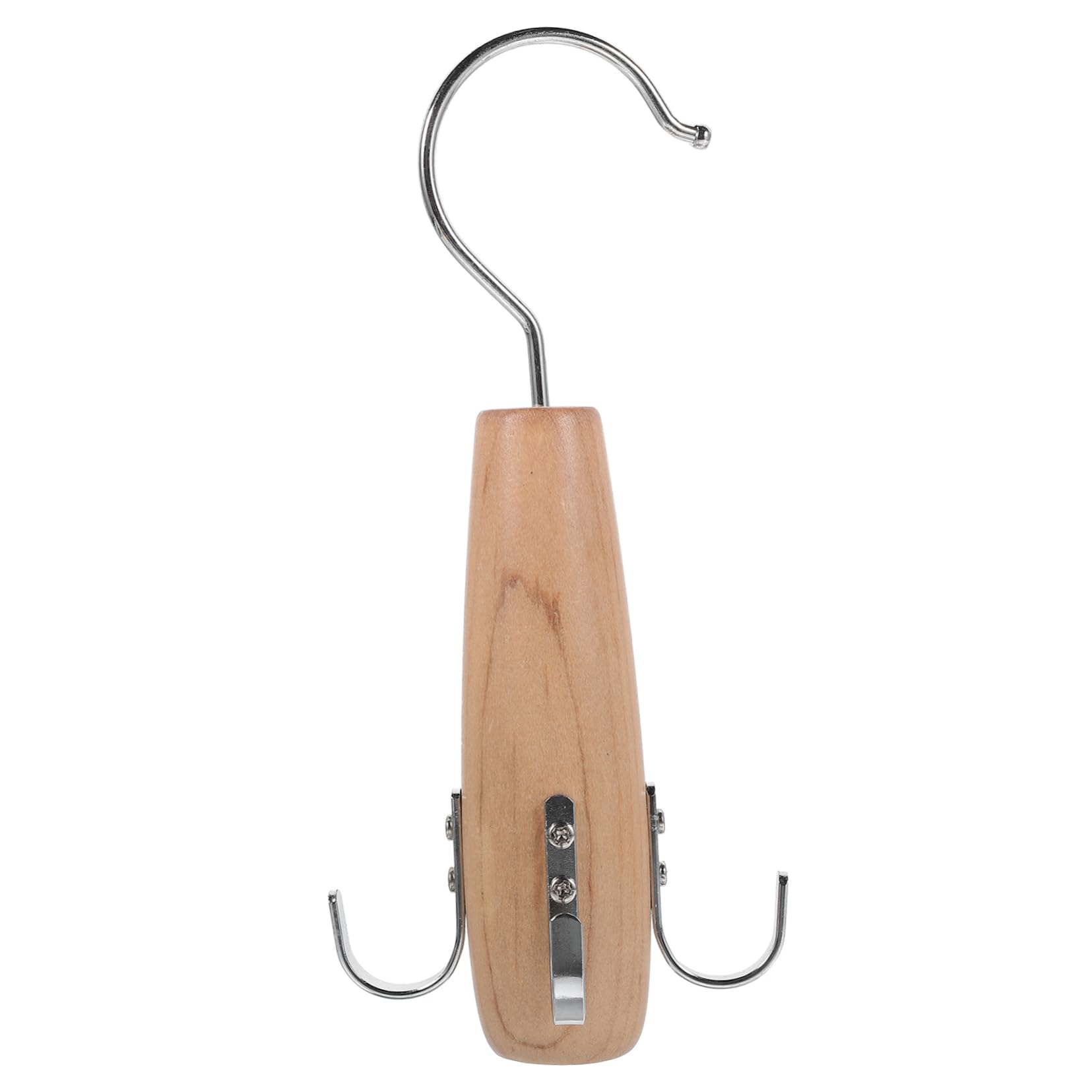 Porte-serviettes foulards bois rotatif peu encombrant pour rangement chambre
