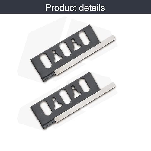 Miniatura 3 de Juego de cuchillas de cepillado reversibles de doble filo de 3-1/4 pulgadas y 3.228 in, abrazadera de hoja de repuesto para Makita D-46246, D-16966,