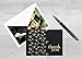 Spark Ink 100 Black and Gold Thank You Cards with Envelopes Bulk | 4x6 Inch Elegant Blank Cards & Envelopes, for Small Business, Wedding, Gift Cards, Graduation, Bridal & Baby Shower, Funeral | Made in USA