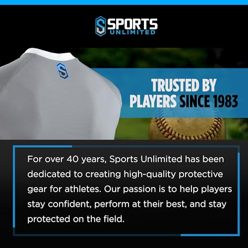 Sports Unlimited Camiseta de beisebol acolchoada juvenil - toda branca M