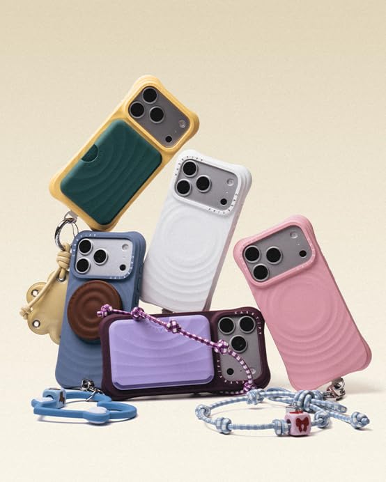 Amazon.co.jp: CASETiFY iPhone 17 Pro 用 ケース ウェーブ シリコン