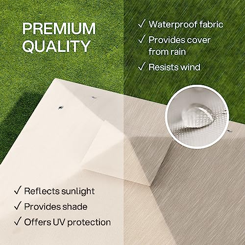 image for Kenley 10x10 Canopy Replacement Top - Pop Up Gazebo Replacement Canopy