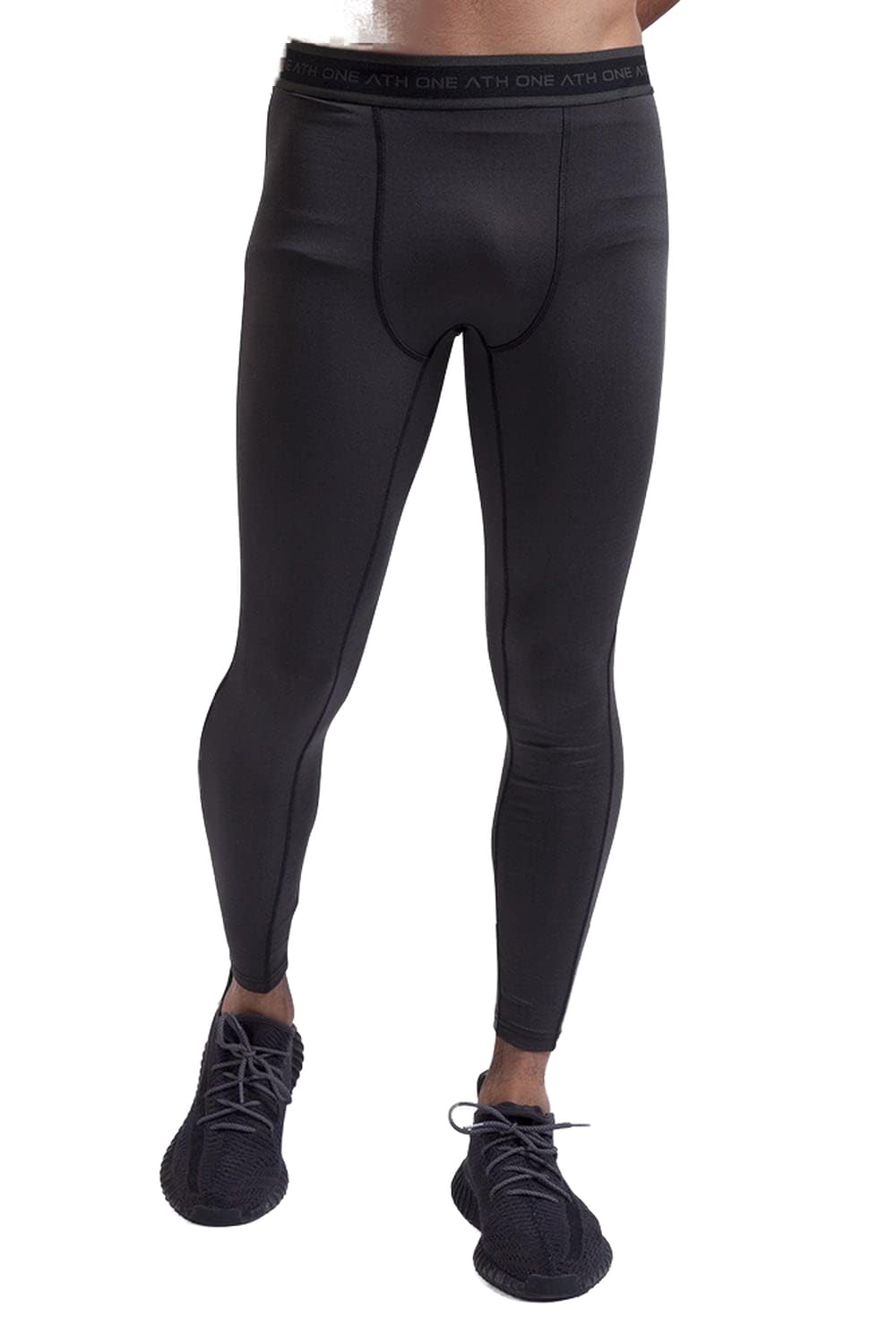 One Athletic Mtech Run Legging, Medium, Khaki
