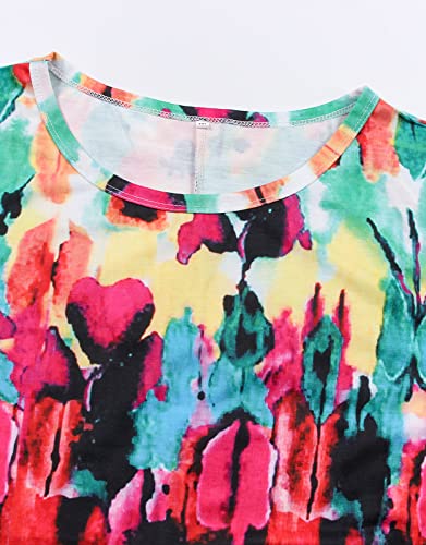 Alsol Lamesa Summer Dresses For Women Sleeveless Boho Floral Print Tank Dresses Casual Beach Cover Up With Pockets #TOP4