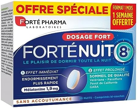Forté Pharma Complément sommeil ForteNuit 8h...