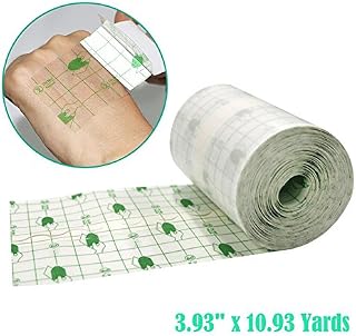 Transparent Stretch Adhesive Bandage,Fencia Tattoo Bandage Roll - Waterproof Transparent Adhesive Wound Dressing