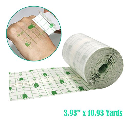 Transparent Stretch Adhesive Bandage,Fencia Tattoo Bandage Roll - Waterproof Transparent Adhesive Wound Dressing