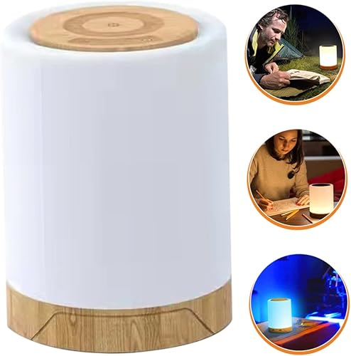 Miniatura 3 de OSALADI 4 unids colorida luz de la noche de la cama de la guardería de la noche lámpara de mesa lámpara de noche de noche noche lámpara de noche