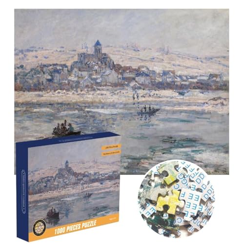 Puzzle de 1000 piezas de arte para adultos de la colección de museos famosos de Monet