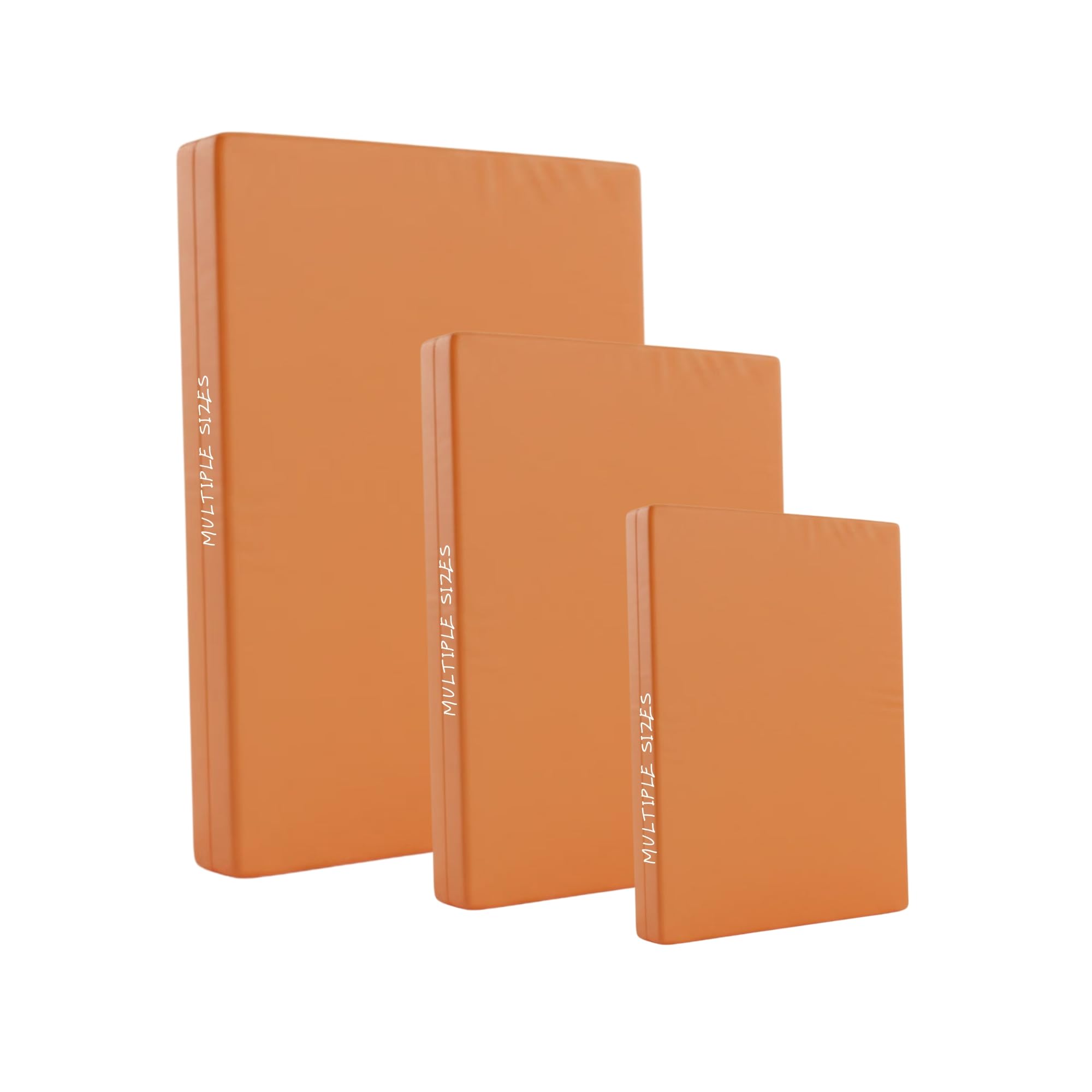 Kosiproducts Gymnastics Crash Mat, High Density Medium Firm 10cm Thick Foam, [Orange, Medium]