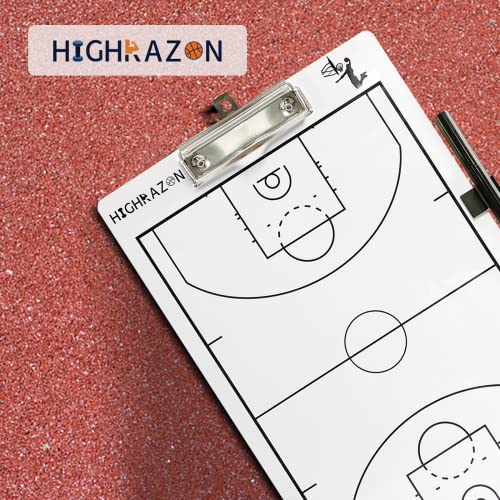 Highrazon Basketball Coaches Clipboard,White Double-Sided Dry Erase Coach Clipboard, Basketball Whiteboard For Coaches #TOP5