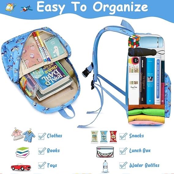Image of BANQLYN 16-Inch Kids Backpack for Boys & Girls,Preschool Backpack for Kids Girls Small Backpack Purse Kindergarten School Book bags for Toddler Travel,Perfect for School Backpack