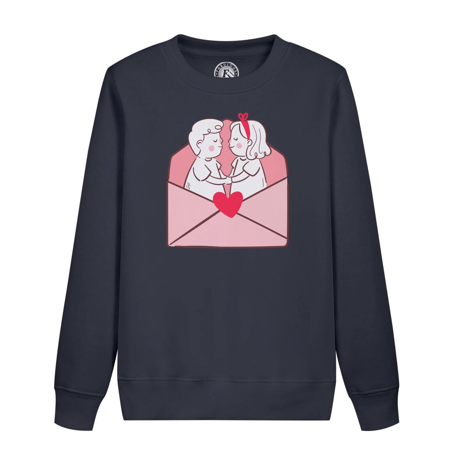 Sweatshirt enfant lettre d'amour avec illustration premium - 4