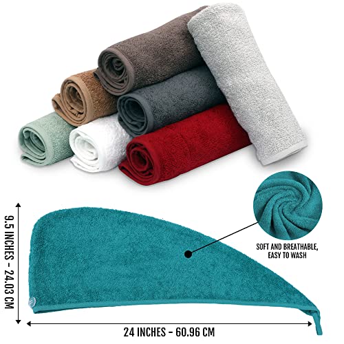 LUXURY Hair Towel Wrap 100% Cotton - Image 4