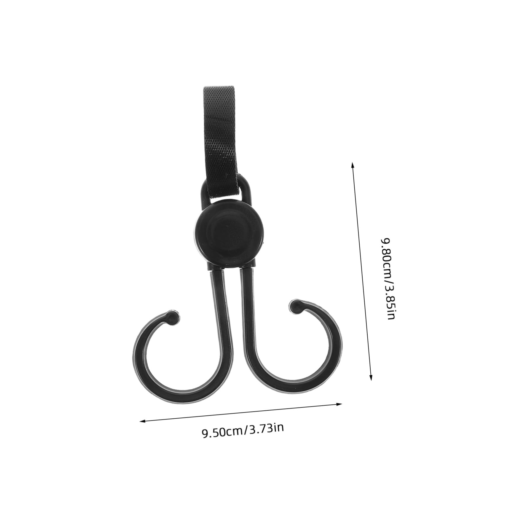 Hemobllo 5pcs Baby Stroller Hooks Universal Stroller Accessories Heavy Duty Hooks for Shopping Cart Easy Install