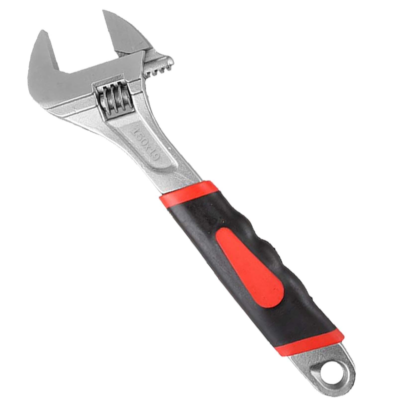 TEYIAN 6-inch Adjustable Spanner Adjustable Wrench Set Multifunctional Carbon Steel Shifter Spanner Wide Opening Jaws Wrench Soft Grip Handles Hand Tools Plumbers Tools