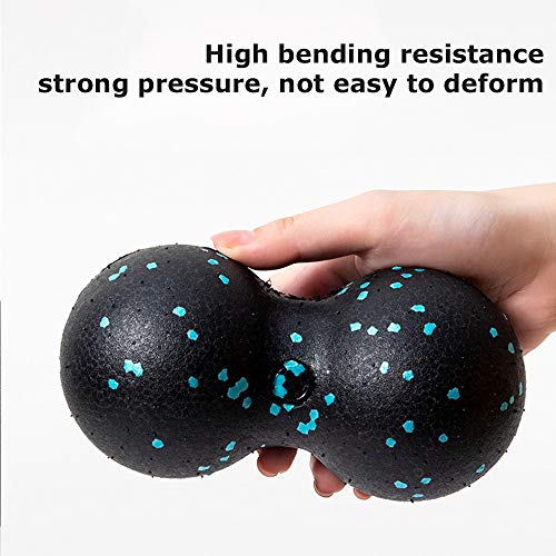 Bola de ioga XWU, bola de massagem de amendoim, rolo de espuma para tecidos profundos, durável de 8