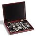 Produktbild Leuchtturm 341012 Volterra DE Luxe - Münzkassette mit 20 eckigen Feldern für Quadrum-Kapseln und 50 x 50 mm Münzrähmchen