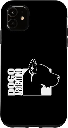 iPhone 11 Funny proud Dogo Argentino profile dog mom dog Case