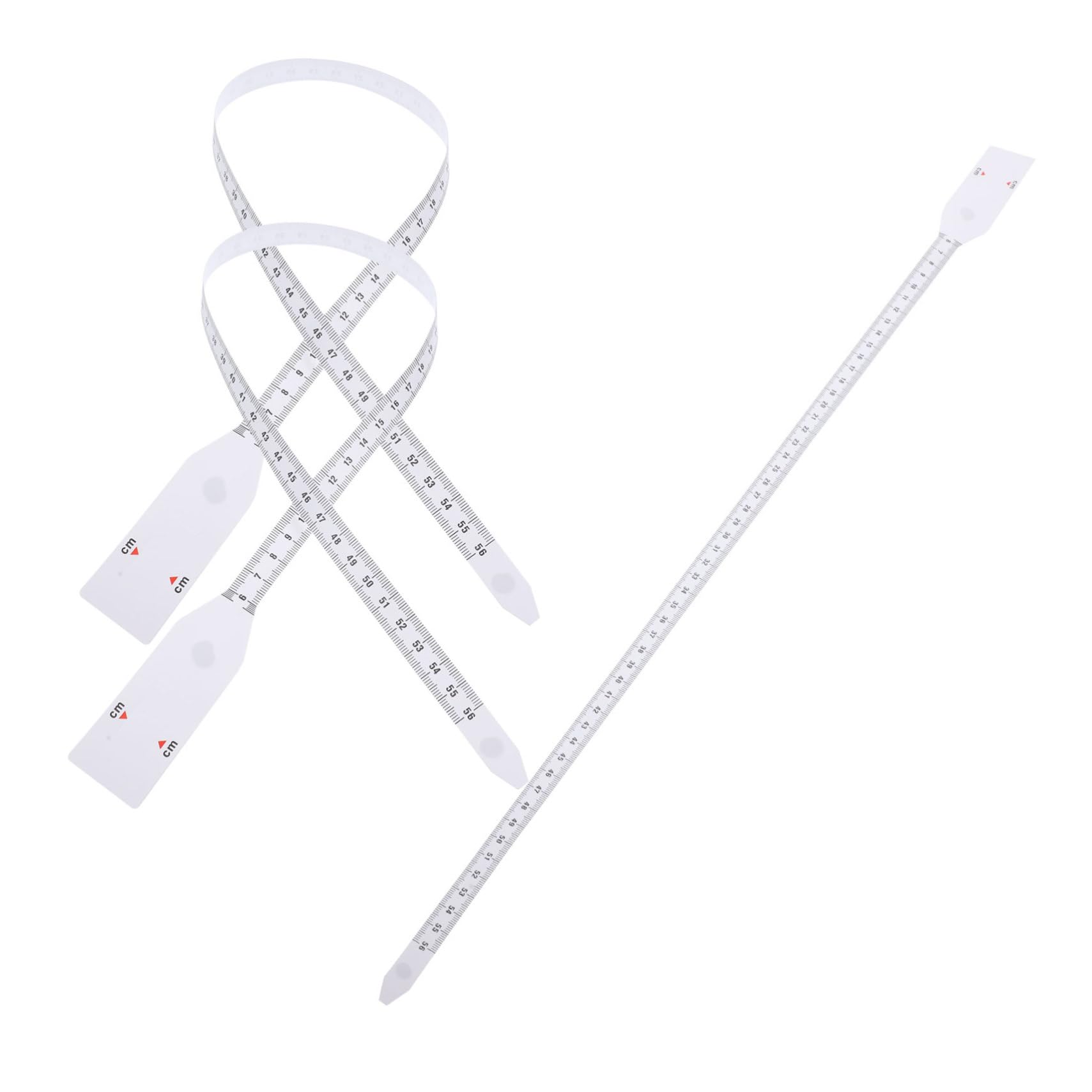 ERINGOGO Soft Plastic Head Circumference Arm Tape Measure 3 Pieces Odorless Scratch Accurate Portable Measuring Tool Random