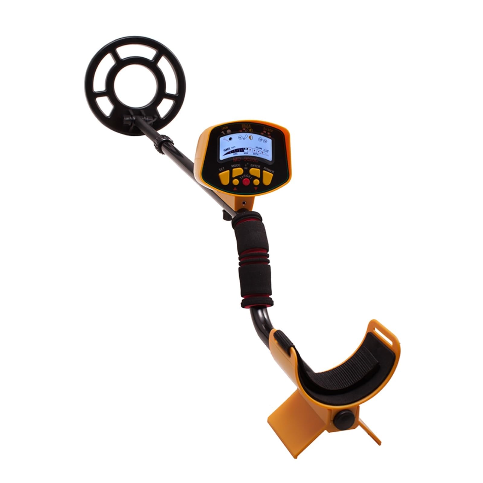 Metal Detector, MD-9020C Ferrous and Non-Ferrous Distinguish Metal Detector Hunt for Coins Relics Jewelry Gold Silver