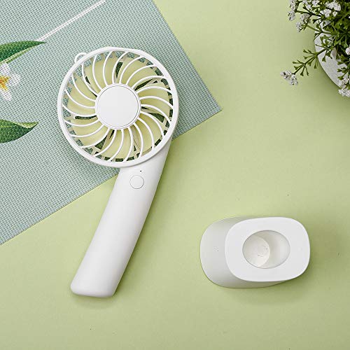 Splenssy Draagbare mini-ventilator USB Small Desktop Silent Holdable Fans Blauw - Image 4