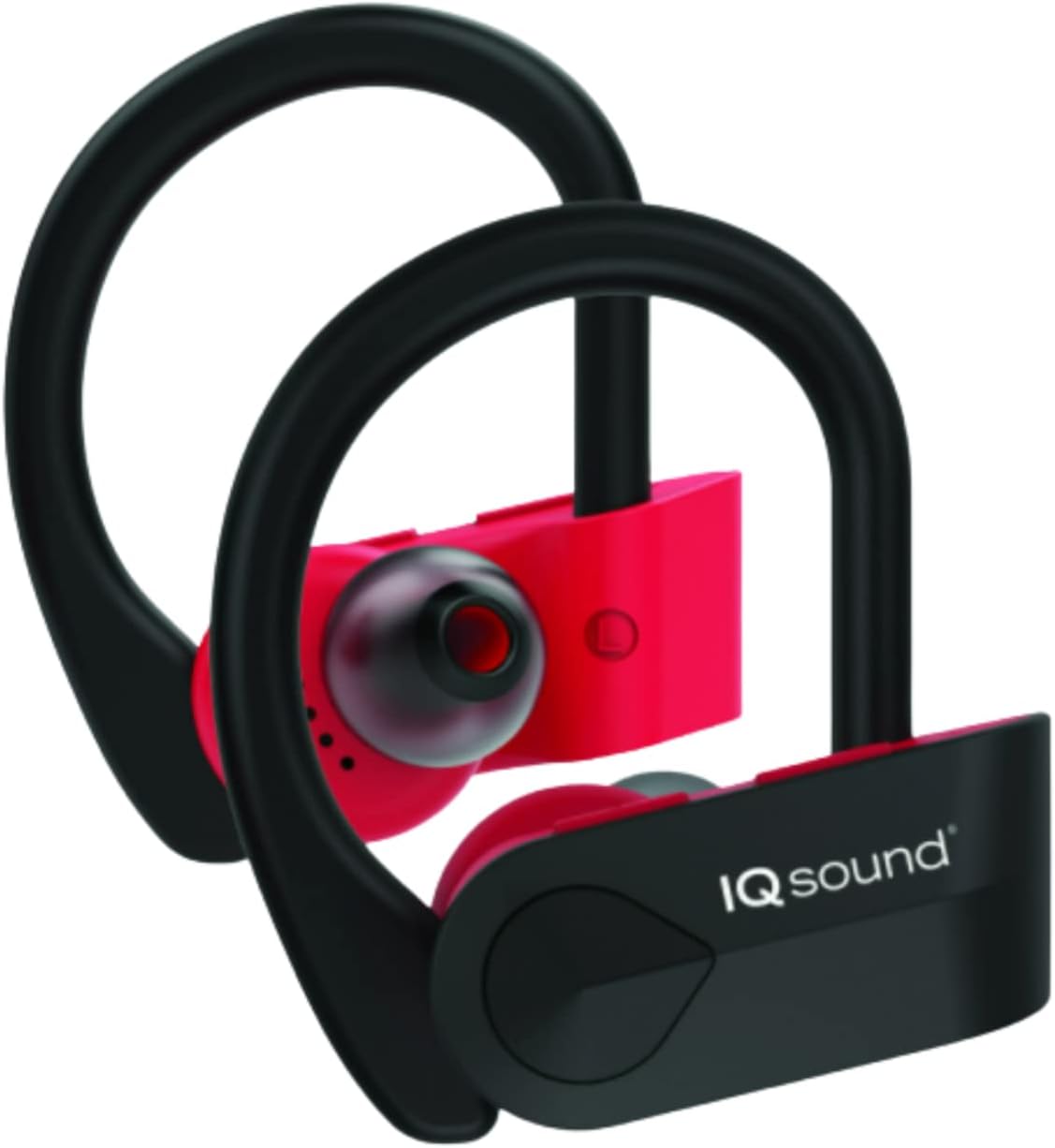 Supersonic True Wireless Bluetooth Earbuds with Charging Case (IQ140TWSRED