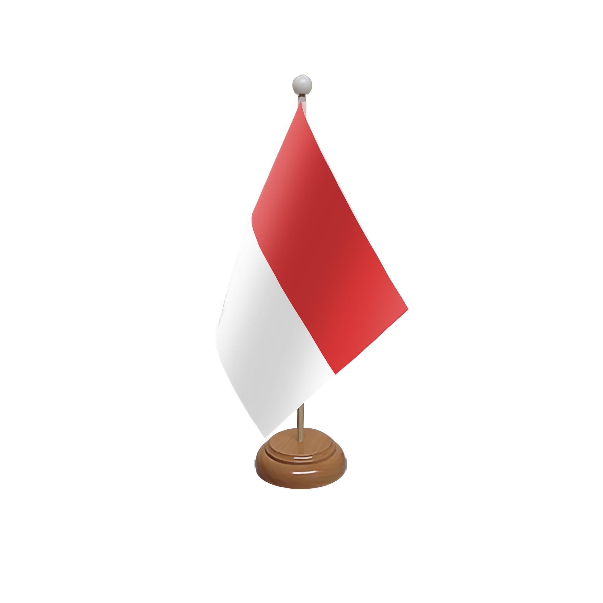Flagtex Monaco Wooden Table Flag With Wooden Base โ image 1