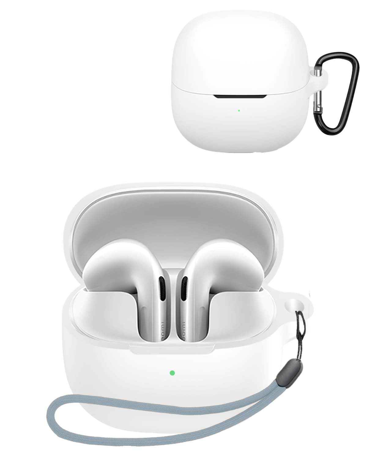 Xiaomi イヤホンケース ホワイト Amazon | For Xiaomi Buds 6 ケース YAJOJO ワイヤレス イヤーホン