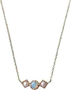 Amazon | (エテ) ete K10YGオパール&パール ネックレス 761115