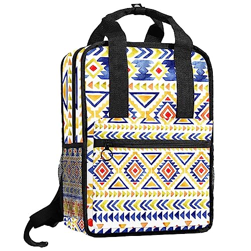 Sac à dos bohème multicolore 35.5x26x12 cm avec bretelles réglables pour enfant