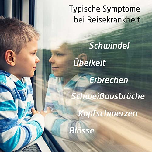 Emesan Tabletten 50mg 50 Stück von Aristo Pharma – zur Vorbeugung und symptomatischen Behandlung von Übelkeit und Erbrechen, insbesondere bei Reisekrankheit - für Erwachsene & Kinder ab 6 Jahren