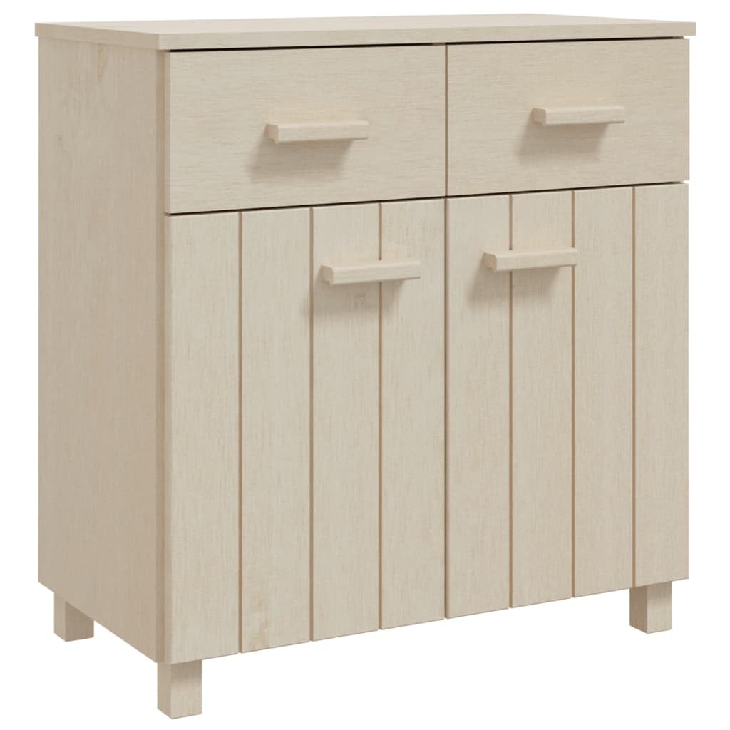 vidaXL Komoda HAMAR, miodowy brąz, 79x40x80 cm, drewno sosnowe, szafka, szafki z drzwiczkami, drewniana komoda, szafka z szufladami, mebel