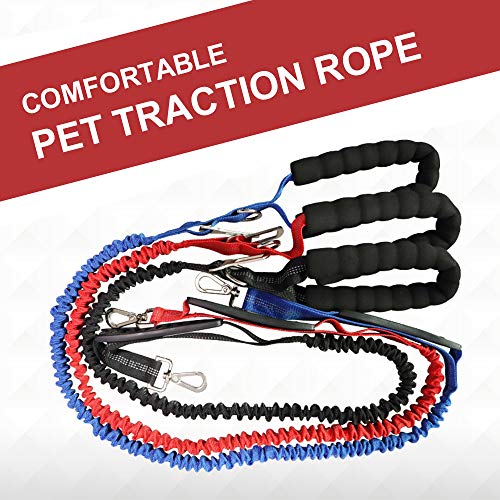 Nishore Trela ​​de cão Trela ​​de treinamento de cão com alça acolchoada confortável para cães peque