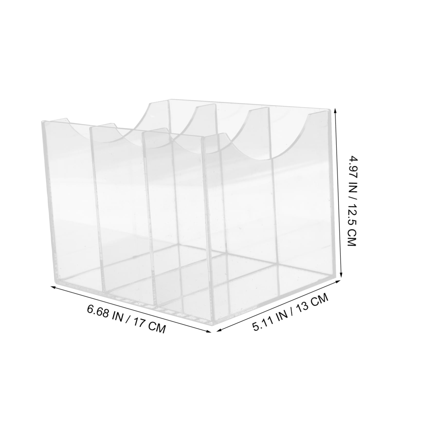 OKUMEYR Belt Storage Box Belt Display Case Tie Organizer Organizer for Desk Modern Compact