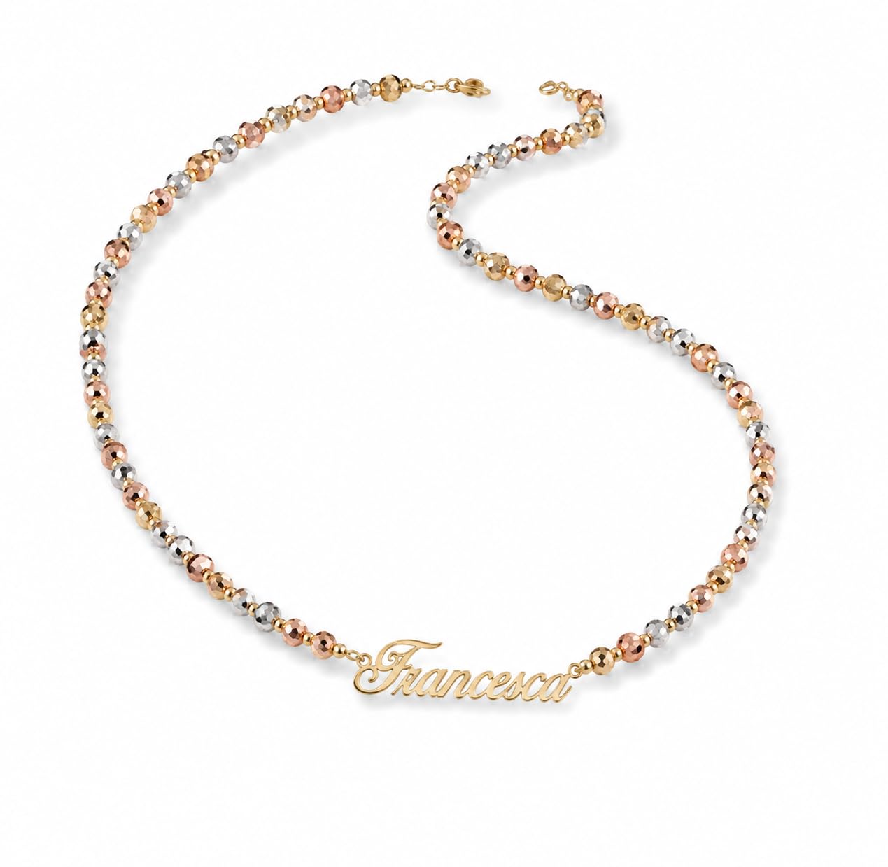 FADA GIOIELLI Collana Milleluci NOME donna in argento 925% | ciondolo con nome personalizzabile | Made in Italy