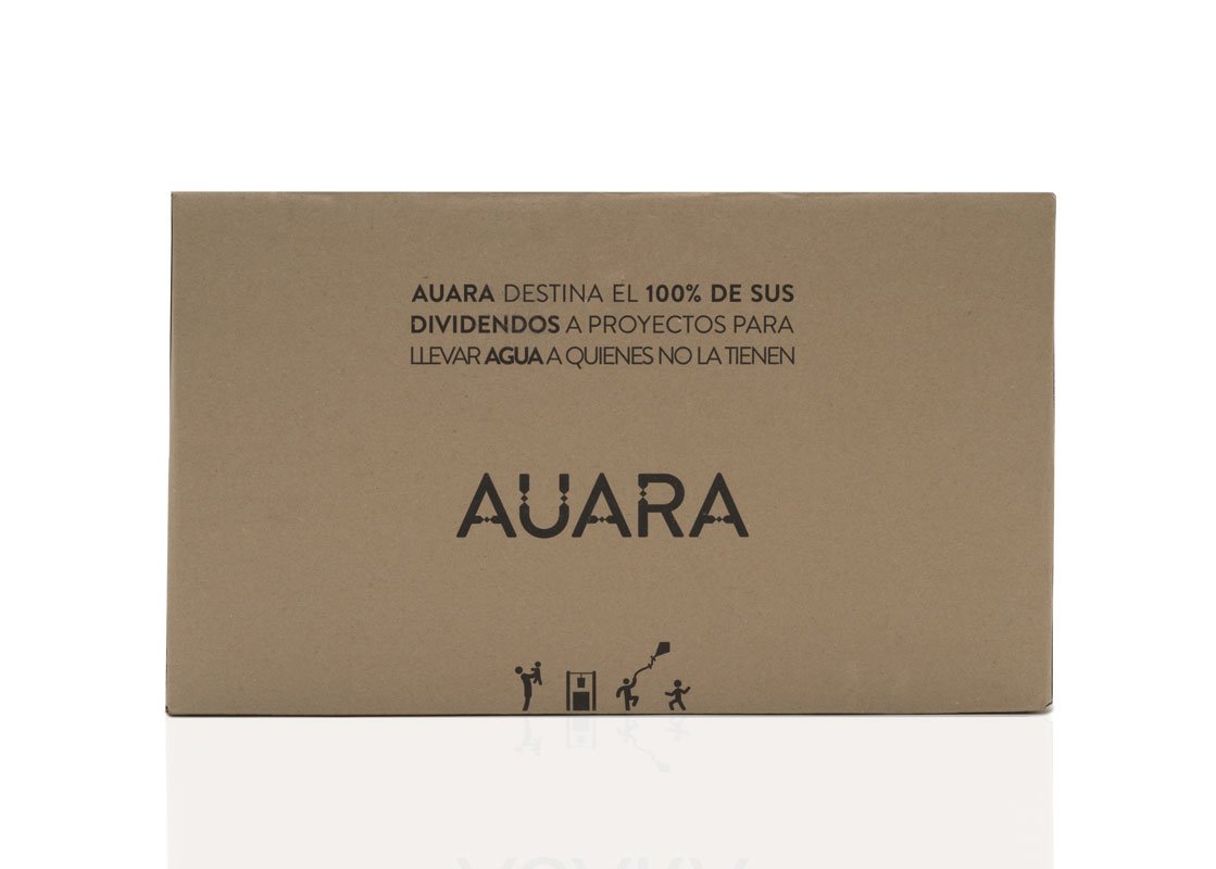 Auara Mineralwasser Natural ohne Gas, 24 x 500 ml, insgesamt 12000 ml