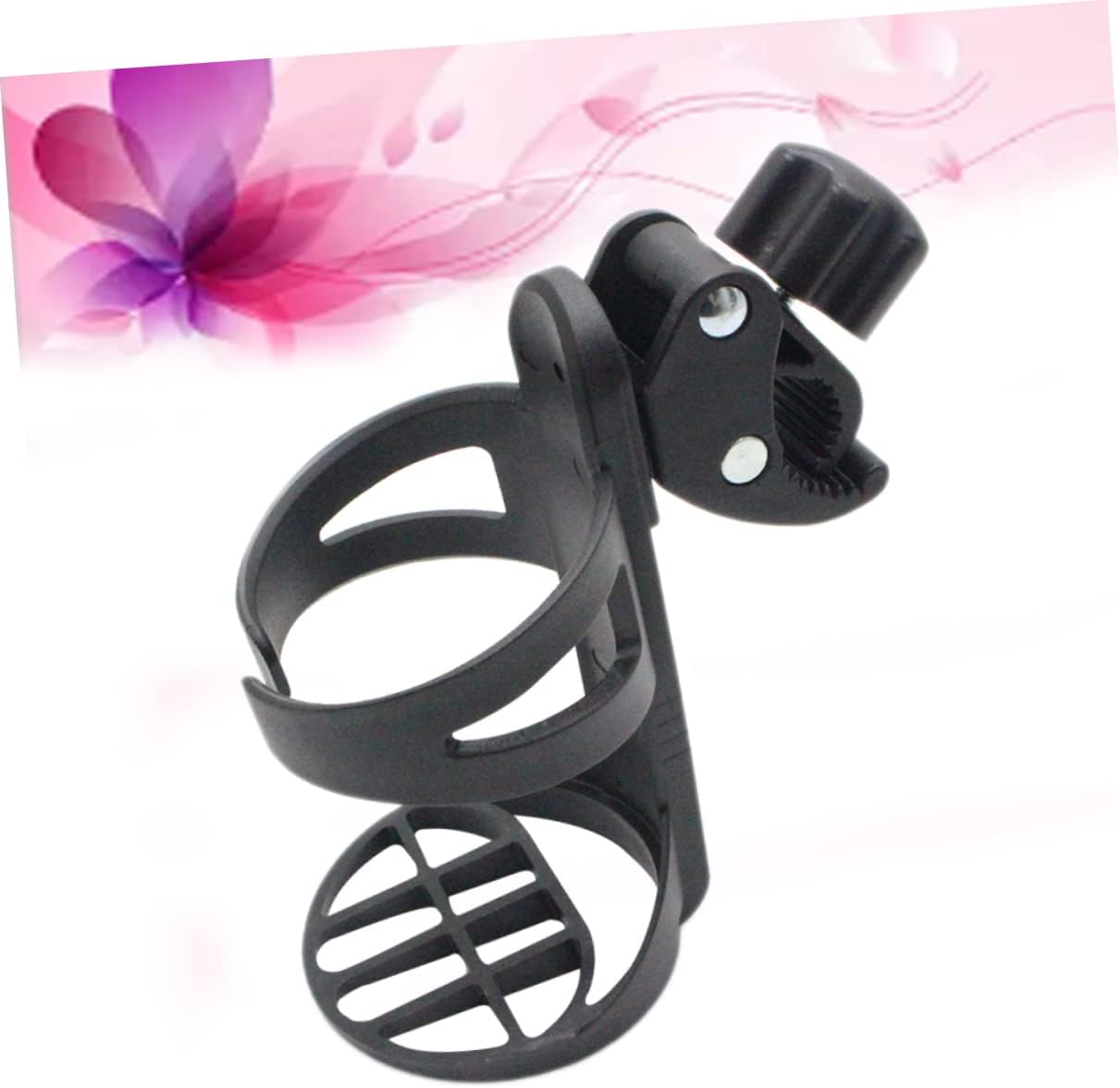 VICASKY 3pcs Motorcycle Drink Holder Stroller Bottle Holders Rotating Fit for Bike Stroller Wheelchair