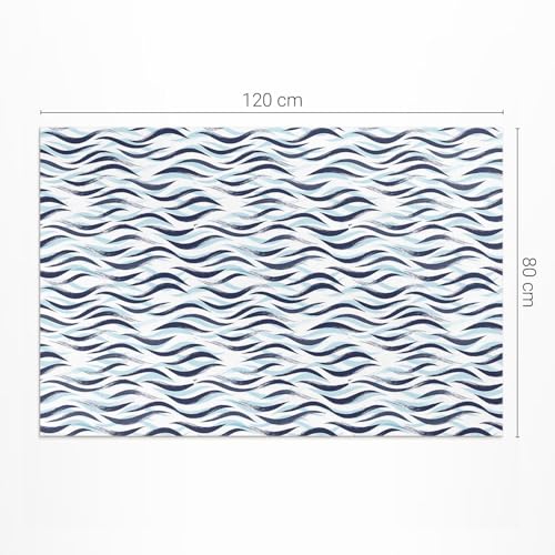 Tapis de jardin extérieur PVC rectangle pour terrasse et balcon