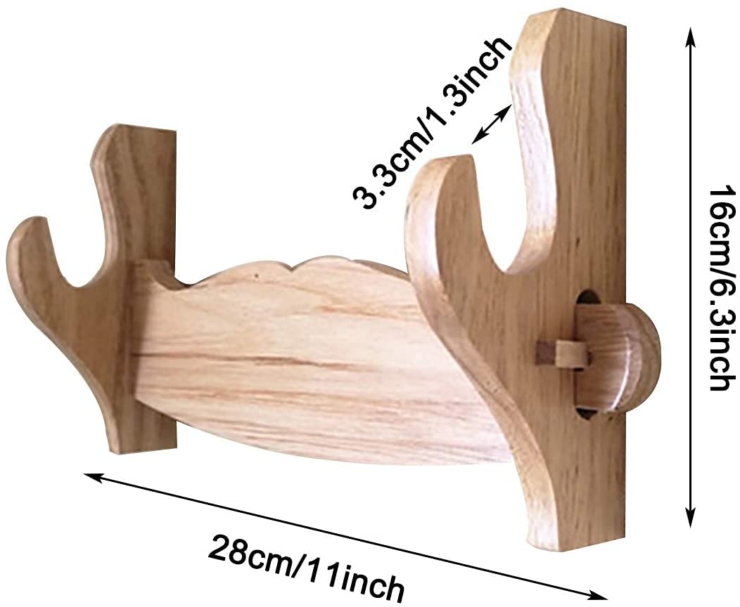 UNICRAFTALE - Soporte De Pared Para Espadas De Katana De Madera