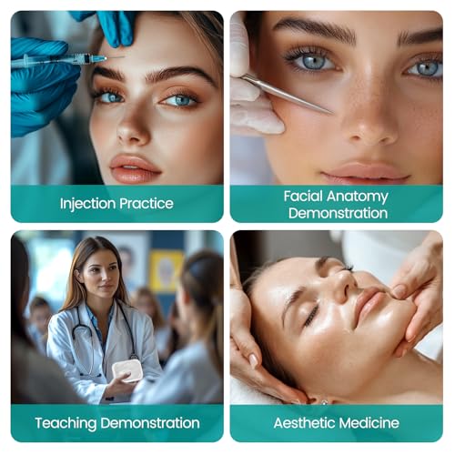 Image of Transparent Facial Injection Lip Model,for Filler Practice | Micro Plastic Surgery Teaching, Beautician Teaching, Injection Training for Medical Students Doctors